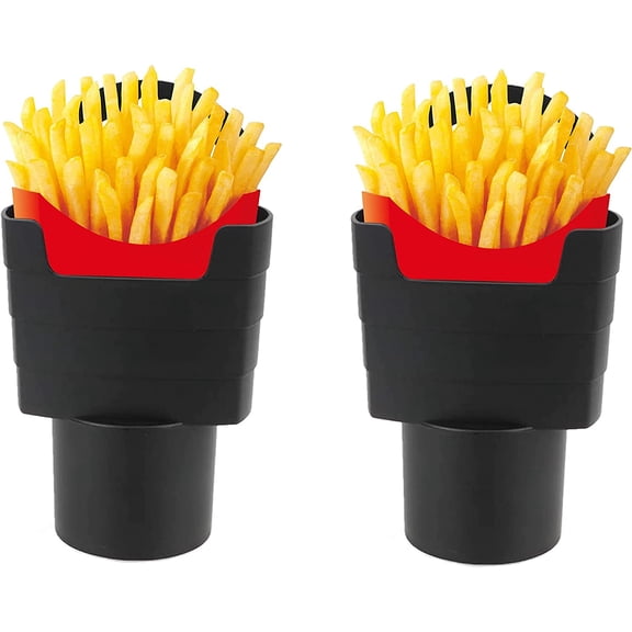 French Fry Holder for Car, Funny Novelty White Elephant Gift or Stocking Stuffer for Men and Women