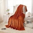 thumbnail image 1 of French Fuzzy Blanket Crab Roe Polyester Blanket Color:I Material:Polyester-Cotton Blend, 1 of 9