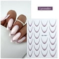 thumbnail image 1 of French Gradient Nail Stickers Easy Decals Long Lasting Manicure Design Kit, 1 of 3