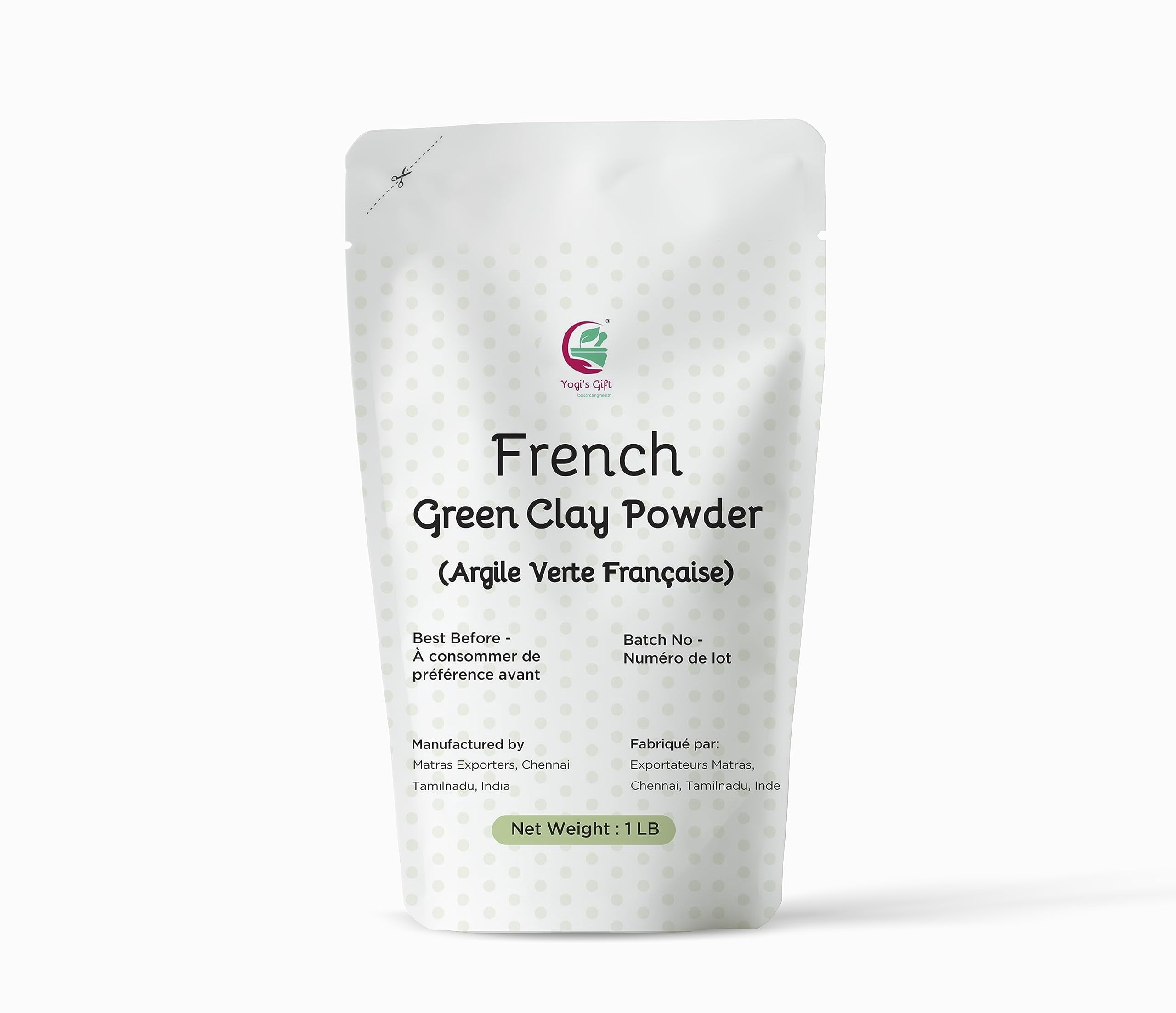Argile Powder French Green Clay Powder 1lb | Deep Facial Cleanser | Skin Face Mask ...