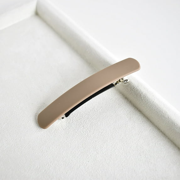 French Hair Barrettes for Women, Non-Slip Spring Flat Hair Clips Pins, Elegant Hair Styling Accessories for Short Long Thin Thick Fine Hair