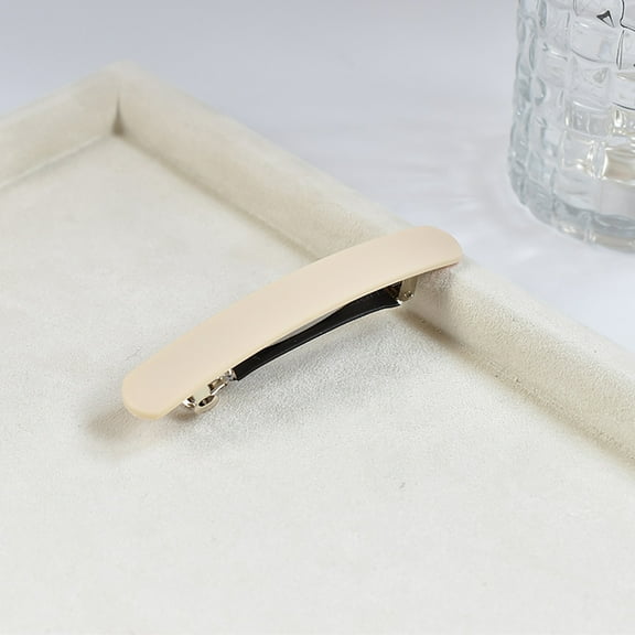 French Hair Barrettes for Women, Non-Slip Spring Flat Hair Clips Pins, Elegant Hair Styling Accessories for Short Long Thin Thick Fine Hair