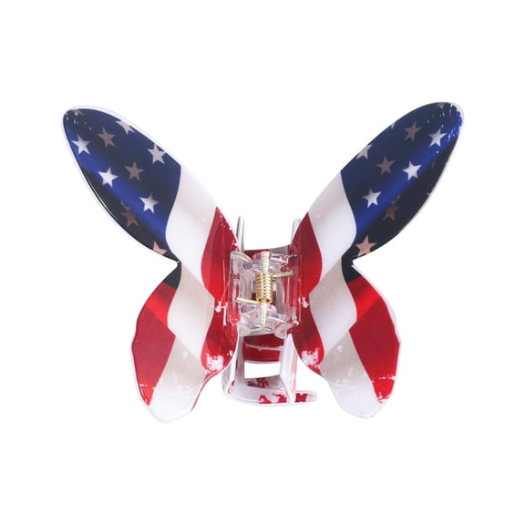 French Hairpin Retro European Style Hair Clip for Women Elegant Independence Day Accessory