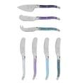 thumbnail image 1 of French Home 7-Piece Laguiole Cheese Knives and Spreaders - Plum Rose, 1 of 6
