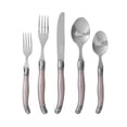 thumbnail image 1 of French Home  Laguiole 20 Piece Stainless Steel Flatware Set, Service for 4, Petal Pink, 1 of 5