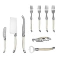 thumbnail image 1 of French Home Laguiole Essential 9-Piece Charcuterie and Barware Set with Faux Ivory Handles, 1 of 5