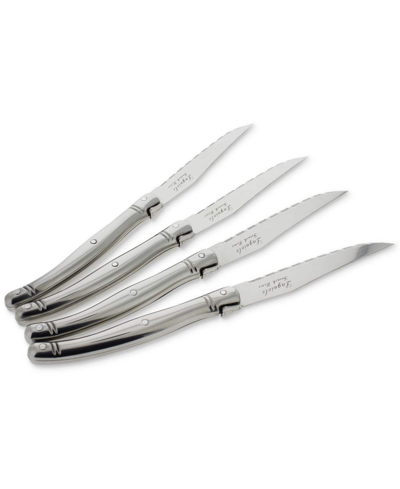 French Home Laguiole Stainless Steel Steak Knives (Set of 4)