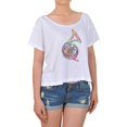 thumbnail image 1 of French Horn Printed 100% Cotton Short Sleeves Fashion Croptop WTS_08 M, 1 of 1