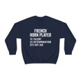 thumbnail image 1 of French Horn Sweatshirt, Gifts, Sweater Shirt, 1 of 9