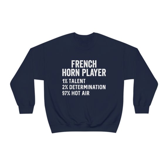 French Horn Sweatshirt, Gifts, Sweater Shirt