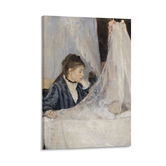 French Impressionist Painters Berthe Morisot Cradle Poster Gifts Canvas Painting Poster Wall Art Decorative Picture Prints Modern Decor 12x18inch(30x45cm)