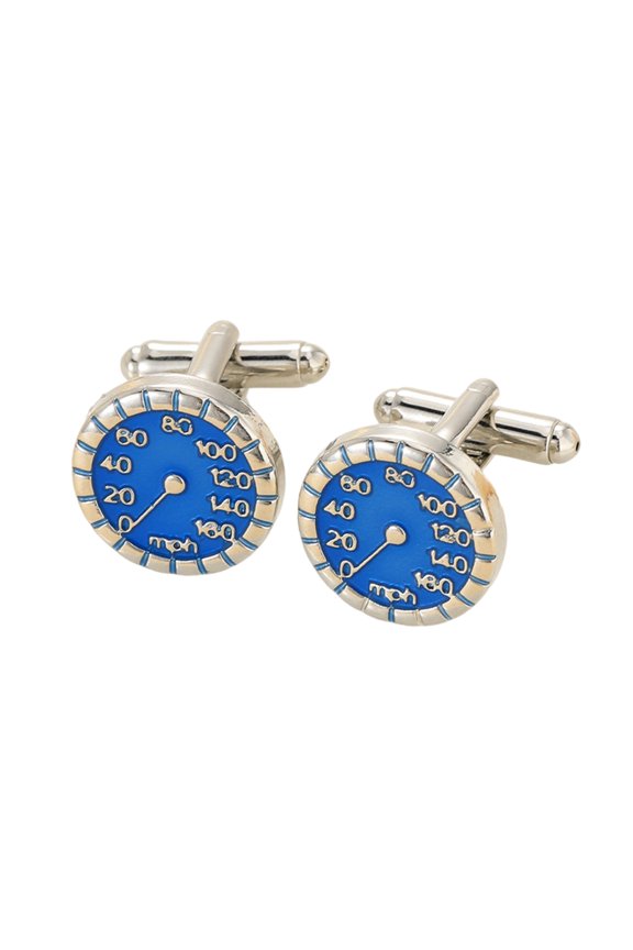 French Inspired Cufflinks For Men Combining Chronograph Feature And Stylish Metal Construction Tachymeter Cuff Links