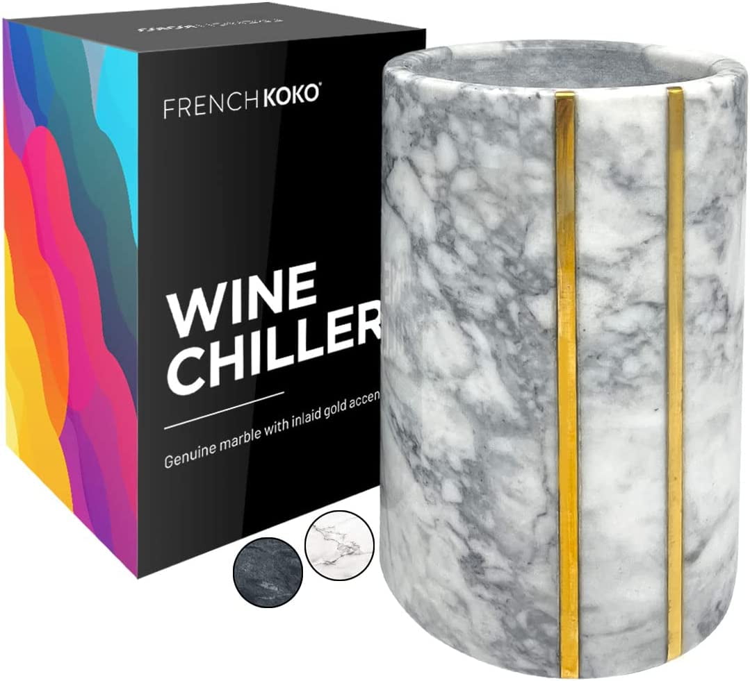 French KOKO Marble Stone Single Wine Chiller Bucket Champagne Chiller