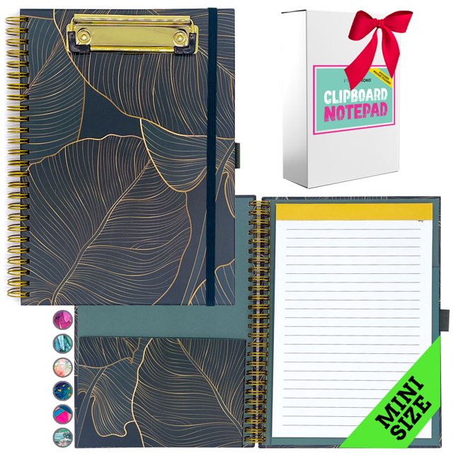 French KOKO Mini Hardcover Foldable Clipboard Folio Legal Pad Notepad