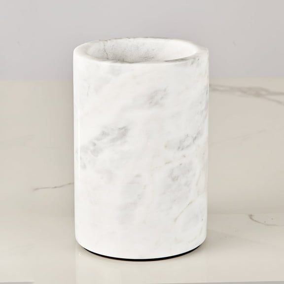 French Kitchen Elegant White Marble Wine Chiller,Wine Cooler with Multi-Functional for Kitchen Dining Room