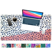 French Koko Large Mouse Pad, Desk Mat, Keyboard Pad, Desktop Home Office School Essentials College Cute Decor Big Extended Protector Computer Accessories Pretty Mousepad Women Girls 30" x 15"