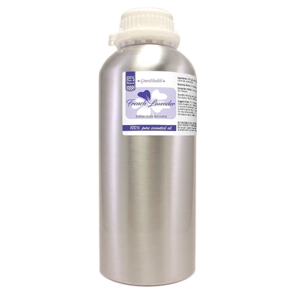 French Lavender Essential Oil - 32 fl oz - Aluminum Bottle w/ Locking Cap