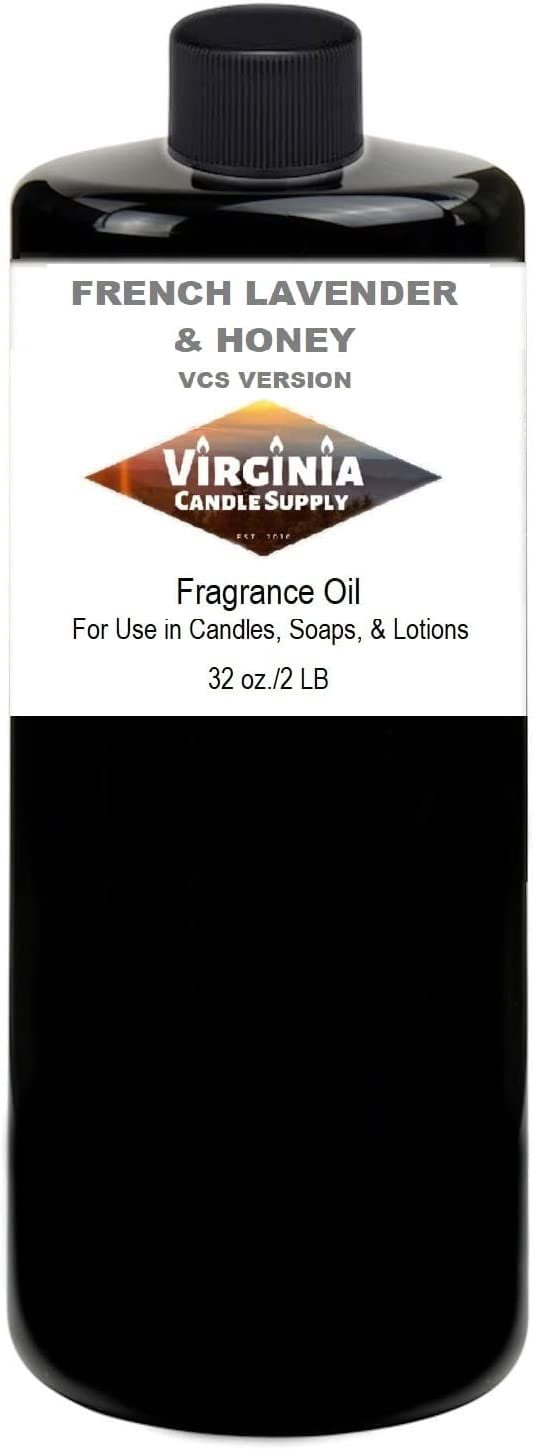 French Lavender & Honey Fragrance Oil Our Version of The Brand Name 32 oz Bottle for Candle Making, Soap Making, Tart Making, Room Sprays, Lotions, Car Fresheners, Slime, Bath Bombs, Warmers