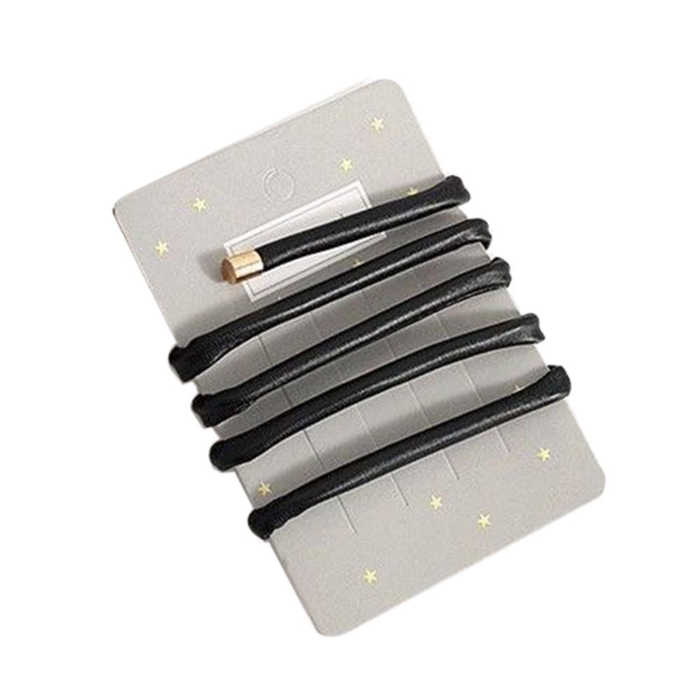 French Leather Braid Hair Rope Braid Tied Hair Rope Fashionable Loop ...
