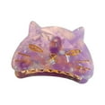 thumbnail image 1 of Cute Cat Hair Clips for Ladies French Leopard Print Barrettes Unique Hair Accessories for Women Stylish Kitty Design Ideal for Everyday Use, 1 of 9