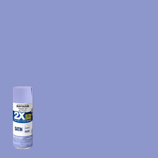 Lilac Rust French Lilac, Rust-Oleum American Accents 2X Ultra Cover Satin Spray ...