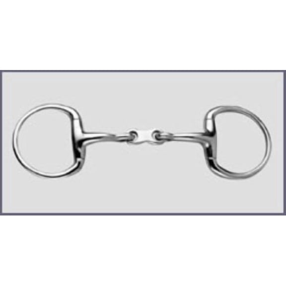 French Link Eggbutt Snaffle Bit 4 3/4 Inc