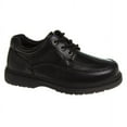 thumbnail image 1 of French Little Kids' Boys' Faux Leather Lace-Up School Shoes - Black, 4, 1 of 7