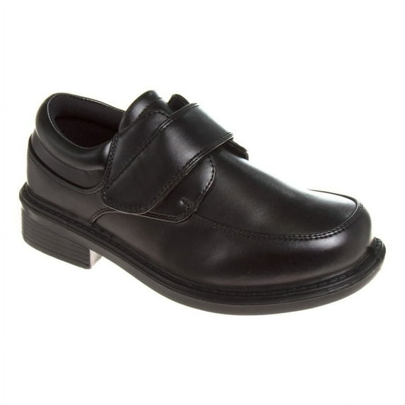 French Little Kids' Boys' Faux Leather Lace-Up School Shoes, Size 3