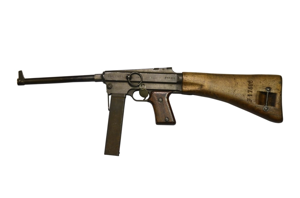 French MAS Model 38 submachine gun Canvas Art - Andrew ChittockStocktrek Images (35 x 23)