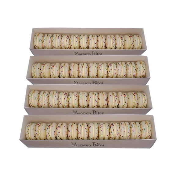 French Macarons Cake Batter, 48 Count - Macaron Bites