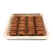 French Macarons Chocolate Gift Box, 24 Count, Macaron Bites®, Ready-to-Eat French Pastry
