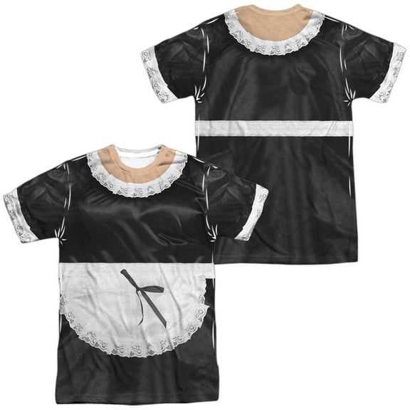 French Maid (Front - Back Print) - Short Sleeve Shirt - Medium
