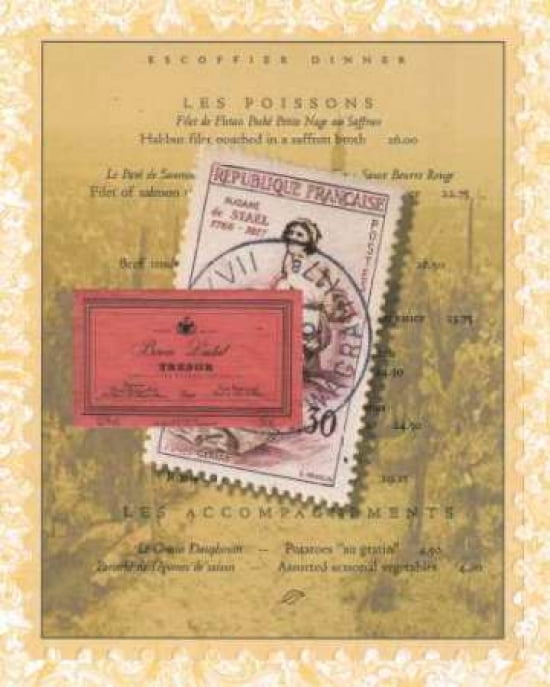 French Menu Canvas Art - Jennifer Matla (24 x 30)