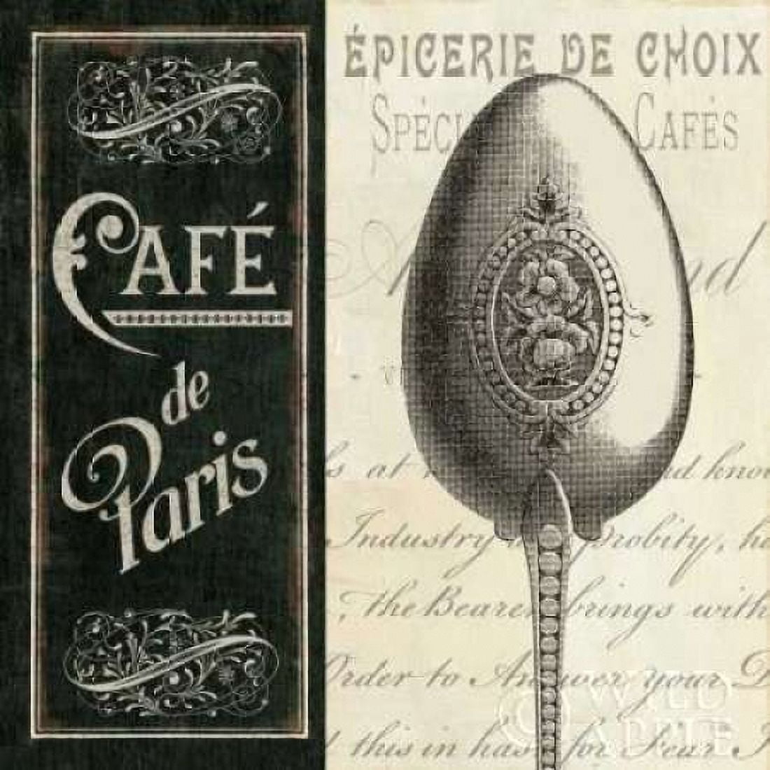 French Menu I Canvas Art - Pela Studio (24 x 24)