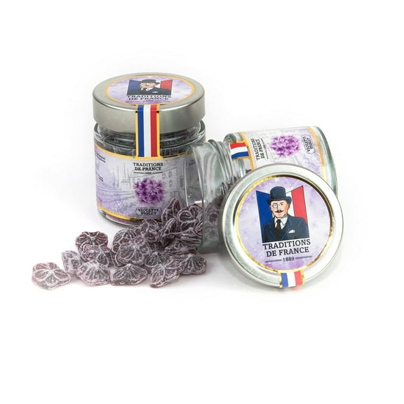 French Old Fashioned Hand Made Hard Candy Violet