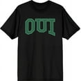 thumbnail image 1 of French Oui Adult Black Crew Neck Short Sleeve Tee-3XL, 1 of 2