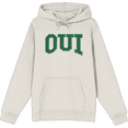 thumbnail image 1 of French Oui Adult Sand Long Sleeve Hoodie-Medium, 1 of 3
