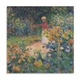 thumbnail image 1 of French Painter Claude Monet Garden at Giverny Poster Gifts Canvas Painting Poster Wall Art Decorative Picture Prints Modern Decor 16x16inch(40x40cm), 1 of 5