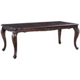 thumbnail image 1 of French Parquet Dining Table | Extendable, Solid Wood, 1 of 1