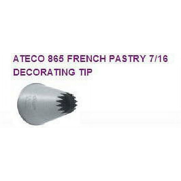 French Pastry Cake / Cupcake Decorating Icing Tip #865. 2pack