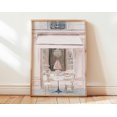 thumbnail image 1 of French Patisserie Macaron Cafe Scene Wall Art Print, Unframed Paper Poster 11x14in, 1 of 4
