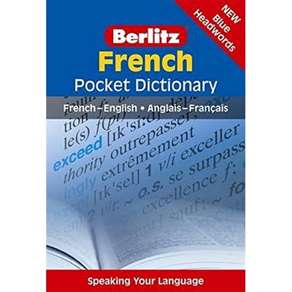 Pre-Owned French Pocket Dictionary: French-English/Anglais-Francais (Berlitz Pocket Dictionary) (Vinyl Bound) 9812468692 9789812468697