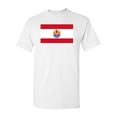 thumbnail image 1 of French Polynesia Country Flag Adult DT T-Shirt Tee, 1 of 2