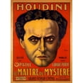 thumbnail image 1 of French Poster Advertising Harry Houdini'S Serial Movie History (18 x 24), 1 of 2