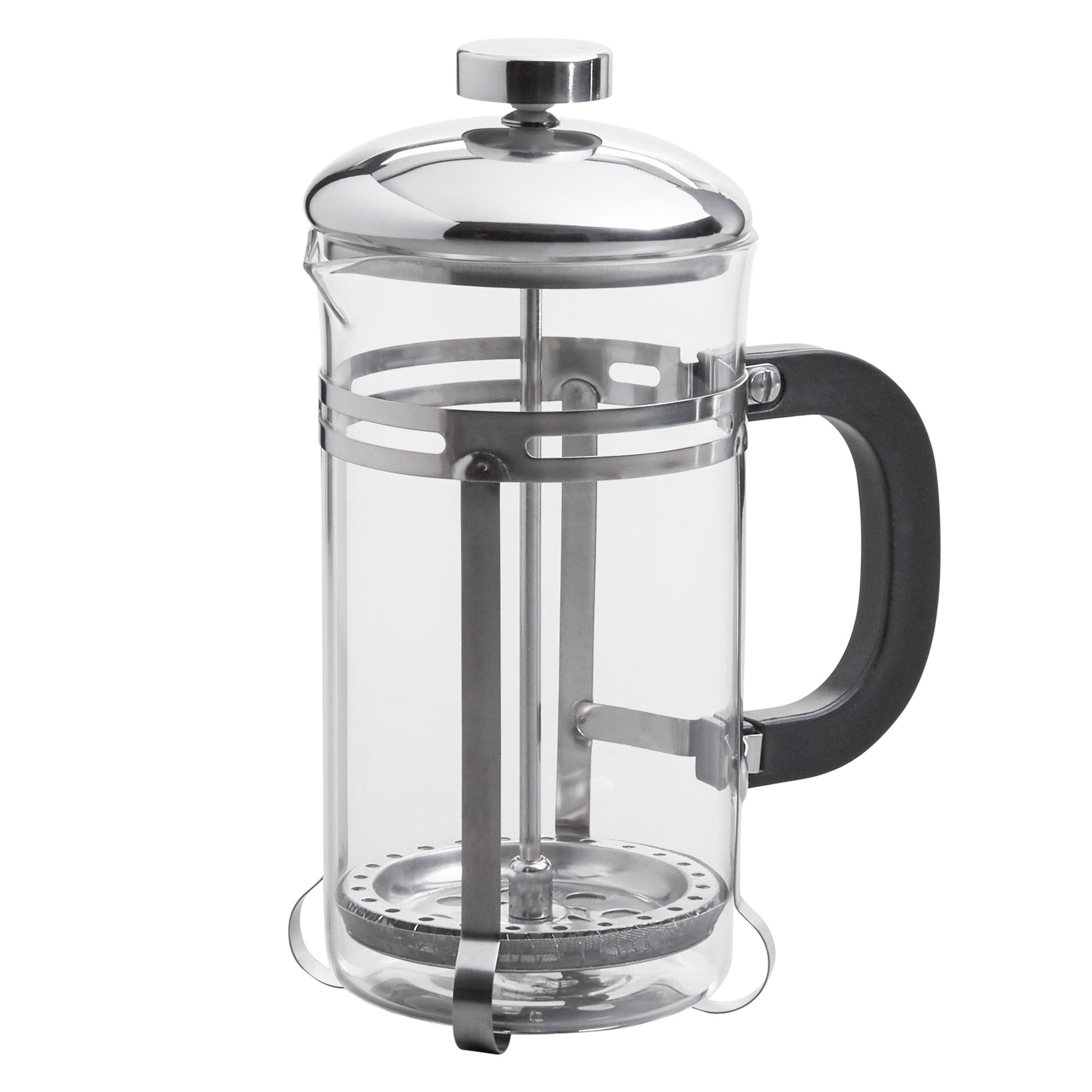 1 Cup French Press Coffee Maker by RSVP International & PYREX ~ Glass /  Chrome