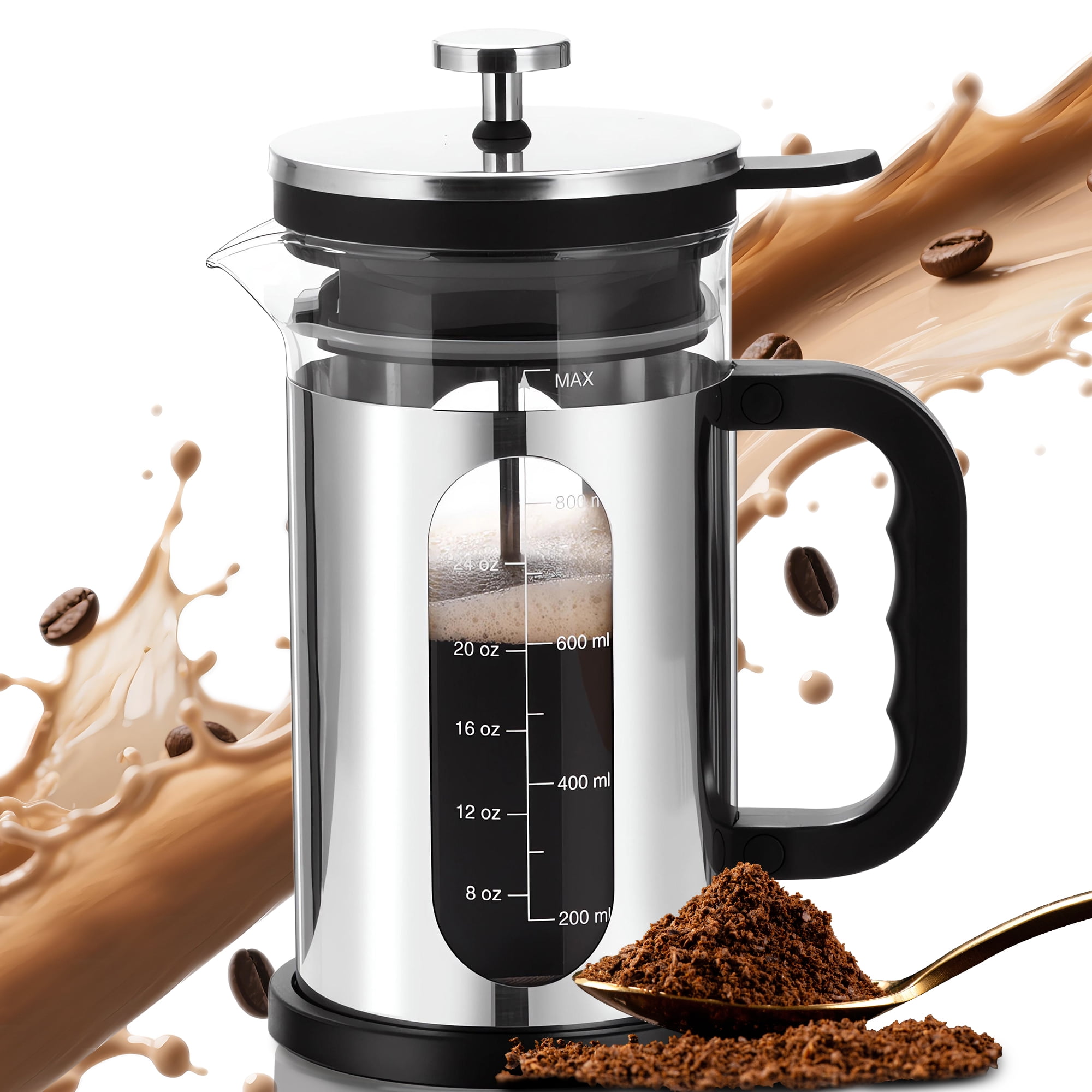 French Press Cold Brew Coffee Maker Single Serve Cold Brew Coffee