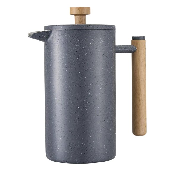 French Press Coffee Maker, 34 Ounce 1 Liter Stainless Steel Coffee Press Tea Maker with Filter, Large Double Wall Insulated French Presses Cold Brew for Camping Travel Home Kitchen