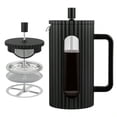 thumbnail image 1 of French Press Coffee Maker 34OZ Heat Resistant Borosilicate Glass Carafe/Tea Maker Coffee Press Frother Brewer 1000ml, 1 of 6