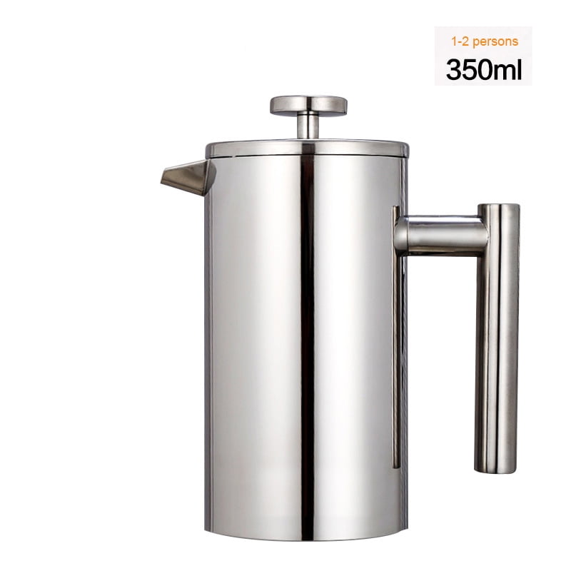 French Press Coffee Maker Stainless Steel Double Walled Coffee