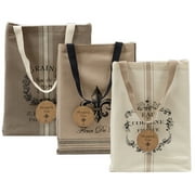 French Print Bags (Set of 3)